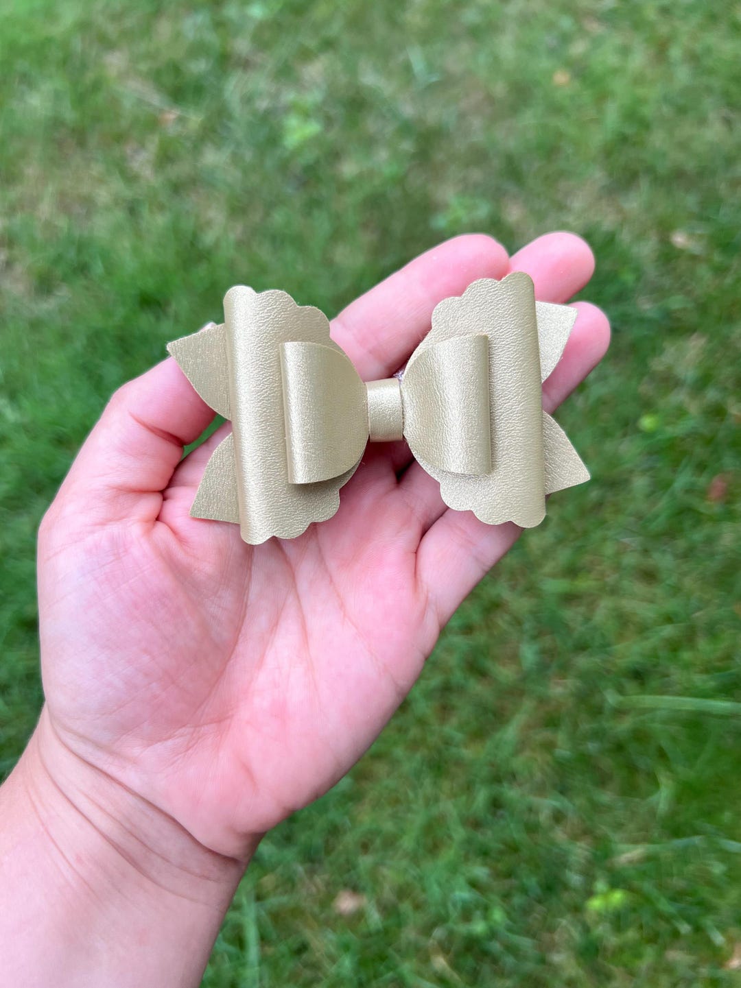 Fall Chair Bows Gold Bow, Solid Hair Bows, Gold Solid Bow, Fall Hair Bows for Toddler ...