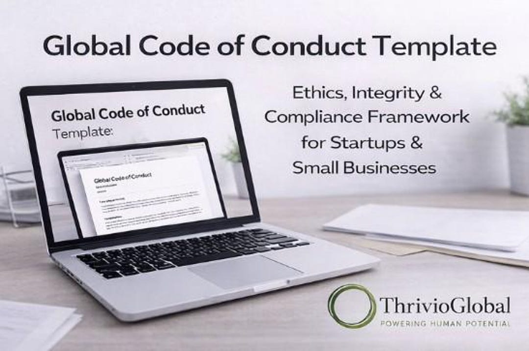 Global Code of Conduct Template | Ethics & Compliance Policy (editable ...