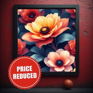 50 Nahtloses Blumenmuster Bundle PNG Mixed Style Blume Digital Papier