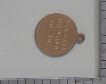 1973-1974 flag bearer gold pendants