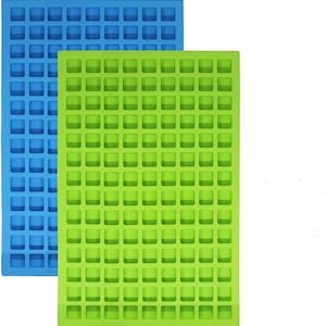 126 Cavities Square Candy Mini Silicone Molds for Chocolate, Ice Cubes,candies, etc.,