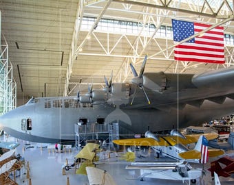 Hughes H-4 Hercules "Spruce Goose"-tryck, canvas och mer – Flygkonst