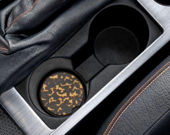 Tortoise Shell II Car Coasters: Personalized Sandstone Auto Accessories, 16th Birthday
