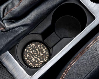 Tortoise Shell II Car Coasters: Personalized Sandstone Auto Accessories, 16th Birthday