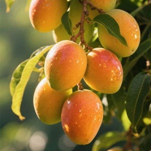 Mangoplant, een levende jonge boom voor in de tuin, ideaal voor het kweken van tropisch fruit. Een perfect cadeau voor plantenliefhebbers.