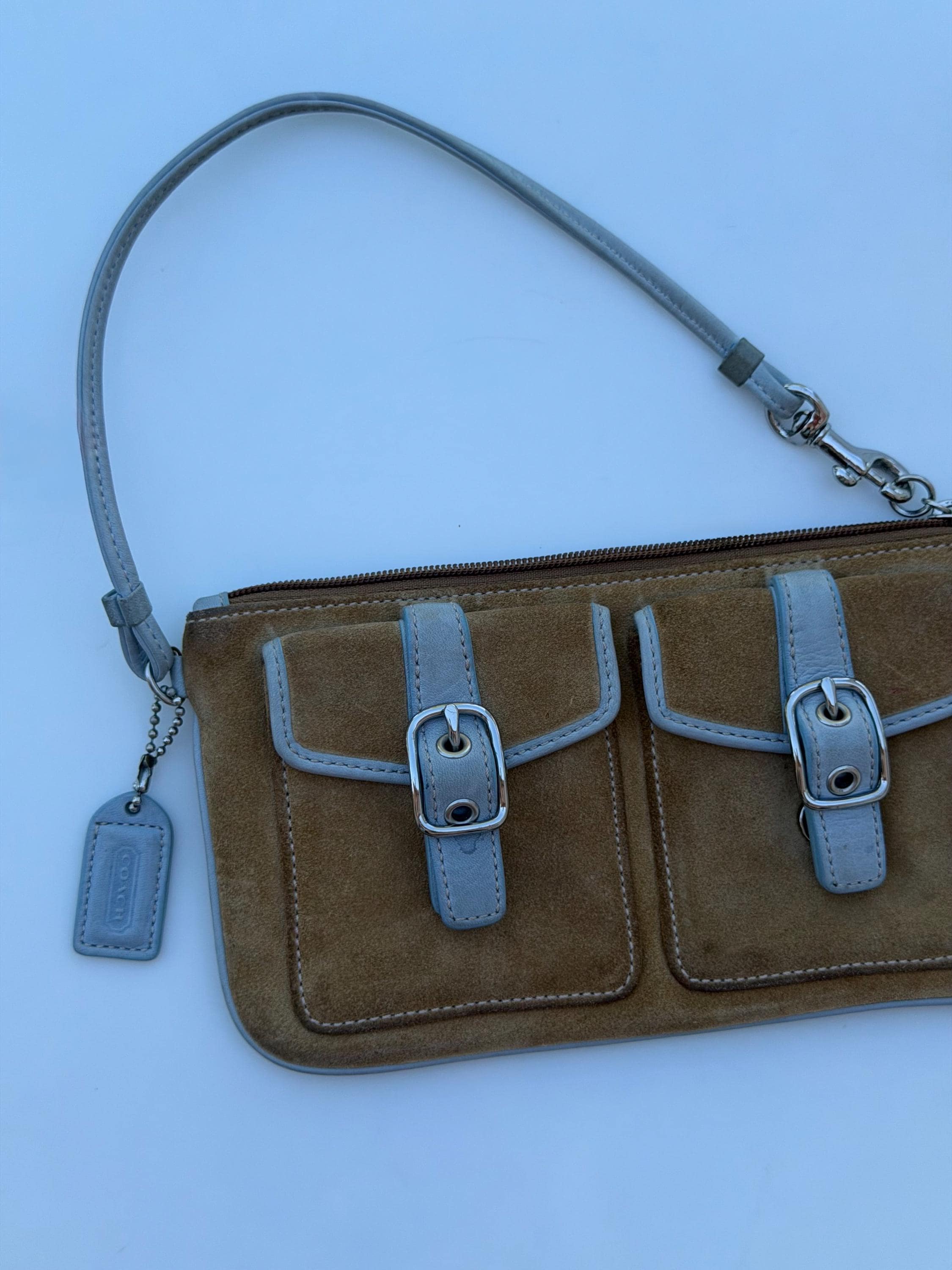 バッグ COACH Vintage Suedebag Accessory Pouch バッグ COACH Vintage Suedebag Accessory Pouch Coach Suede Bag