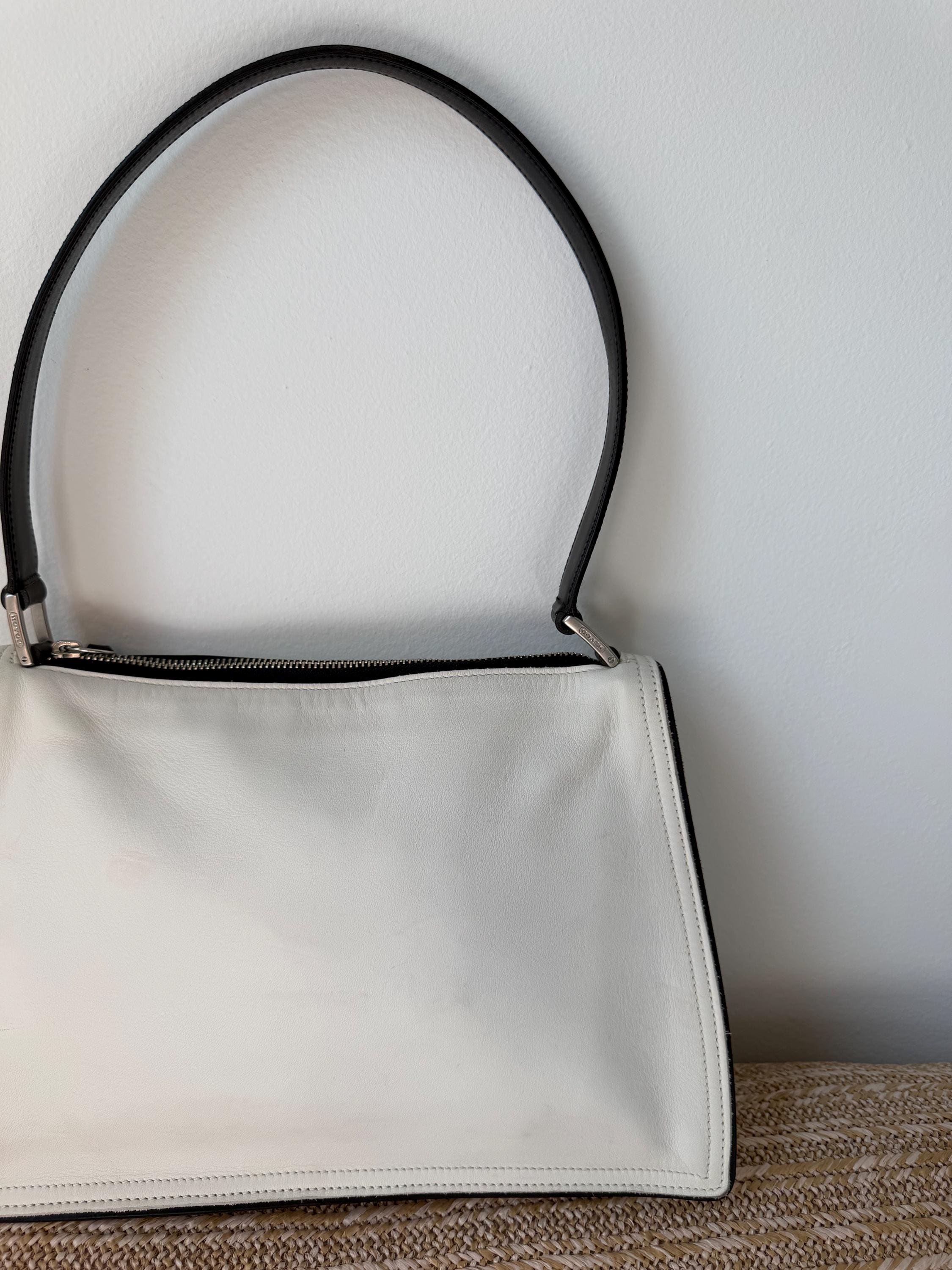 Coach Y2k Crossbody White - Etsy