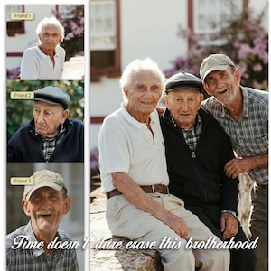 Merge People into Photos, Family and Friends Portraits, Add Multiple Photos, Personalized Gift, Digital Editing, Realistic Merging - Kumel Studio