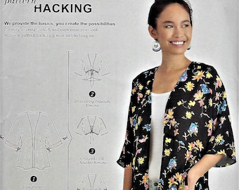 Simplicity Pattern #s8887/R10178~Misses&#39; Design Hacking Kimono~Misses Sz Xxsm-Xxlg(Bust 29.5&quot;-48&quot;~New