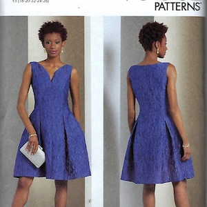 Brand New Vogue Patterns #V1949/R11843~ Misses' Designer Dress by Tom & Linda Platt~Misses Sz 18-26~Uncut F Folds