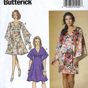 Butterick Pattern #B6623~Misses Dress ~ Misses Size 14 to 22~Uncut F Folds