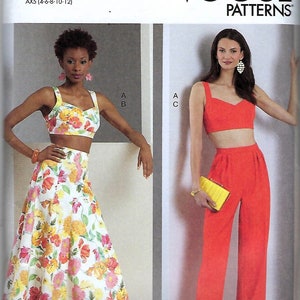 ︎︎✿ひつじ︎︎✿·͜·さま専用/セミオーダー３点セット UNCUT VOGUE R11844/V1961 Top, Skirt and Pants Sewing PATTERN