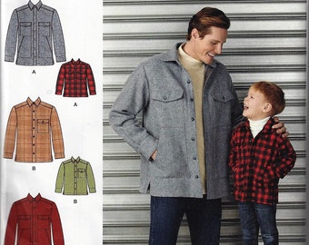 Shirt jacket pattern | Etsy