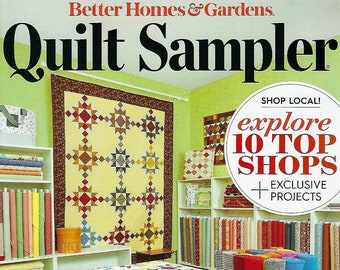 New Old Stock &quot;QUILT SAMPLER MAGAZINE&quot;~Fall/Winter 2020~10 Quilts~Visit 10 Quilt Shops!