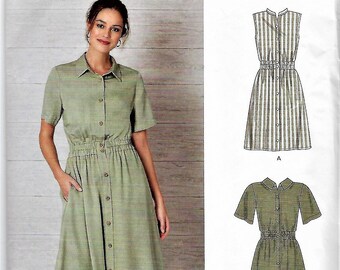 shirtwaist dresses with sleeves