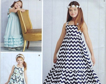 Simplicity Pattern #1121~Child's  Pullover Dresses~Child Sz 3-6 ~Uncut F Folds