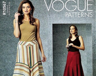 midi skirt with yoke