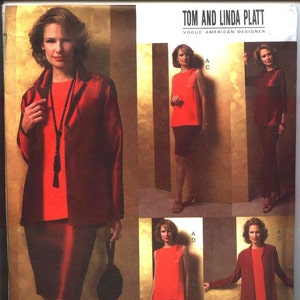 Tom and Linda Platt Vogue Pattern VP961~Misses' Wardrobe   Pattern ~Misses 8-12 or 14-18~Uncut F Fold