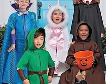 New Simplicity  Costume Pattern #R10320/HO198~Child's Cape Costumes~Child Sz 3-8~New