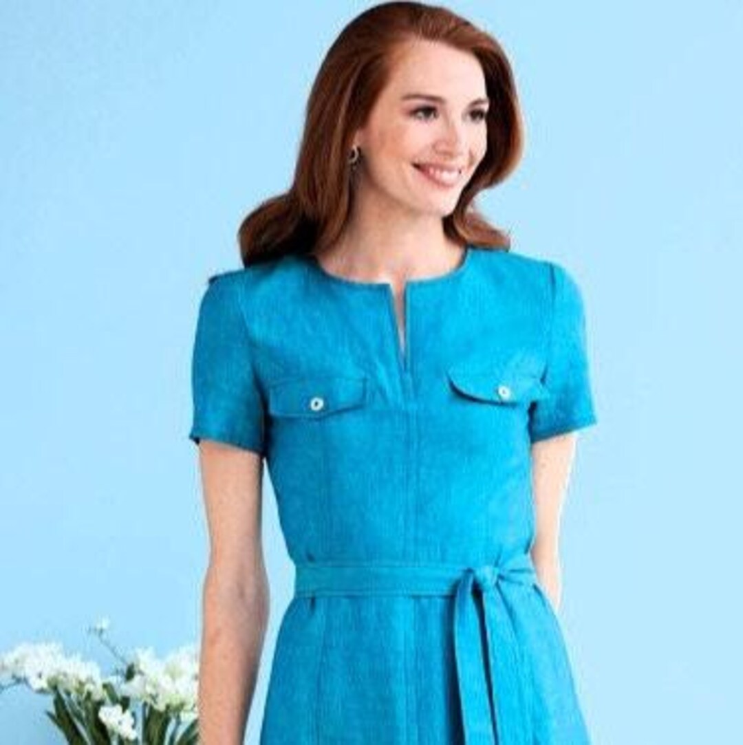 Butterick Pattern #b6725~misses Princess Seam Dresses~misses Sz 6-14 ...
