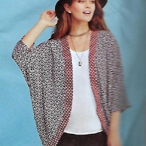 Simplicity Pattern #1108~Misses&#39; Kimonos in Many Different Styles~Misses Sz Xxsm-Xxlg(4-26)~Uncut F Fold