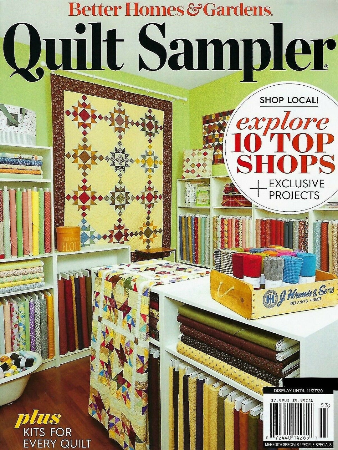 New Old Stock quilt SAMPLER Magazinefall/winter 202010 Quiltsvisit 10