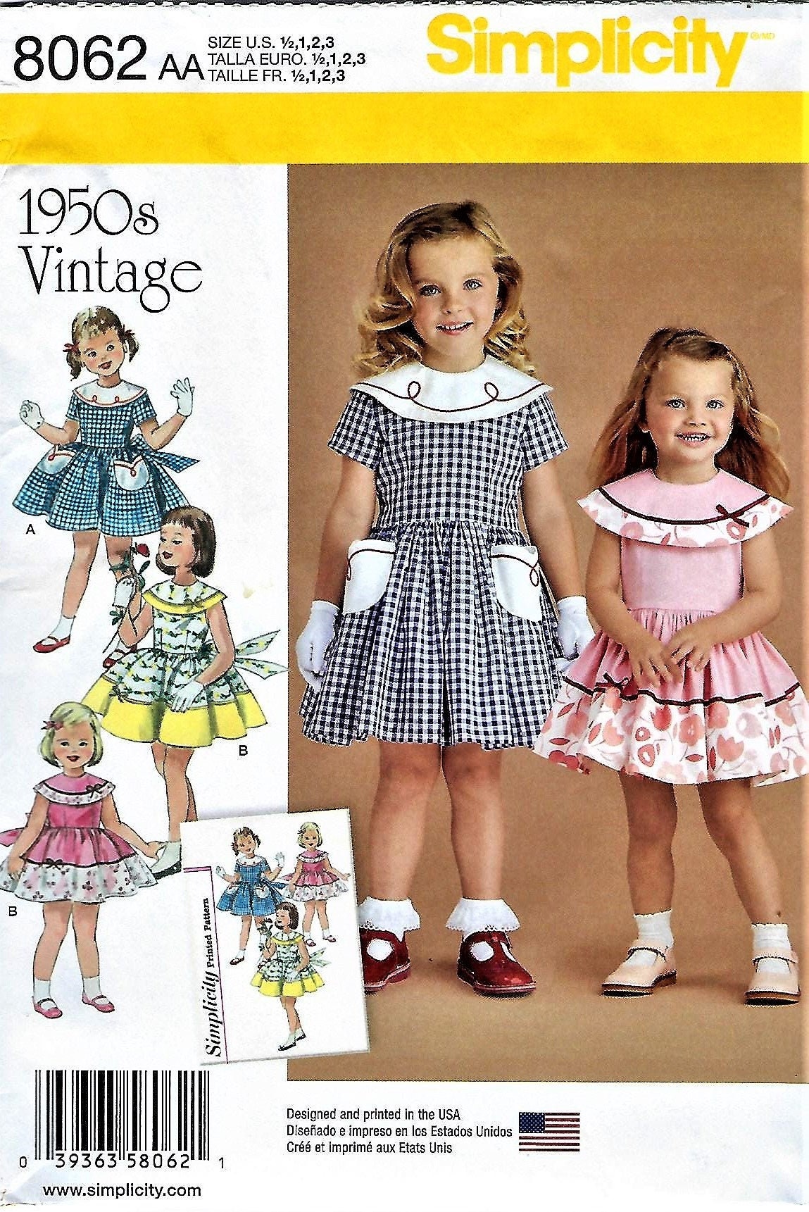 Brand New Simplicity Pattern 1426/R11822 Misses' Vintage 1950's