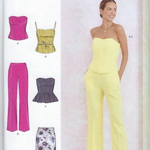Simplicity Pattern #9927~ Misses&#39; Corsets, Pants and Skirt~Misses Sz 18-26~Uncut F Fold