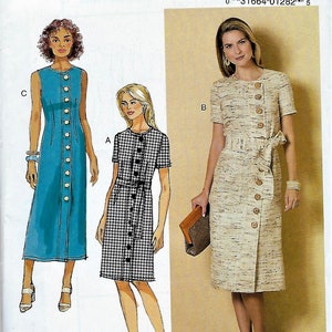 BUTTERICK Pattern B6655/R10162~Misses'/Misses' Petite Fitted Dress and Sash~MISSES/MPetite SZ 6-14  or 14-22 ~Uncut F Folds