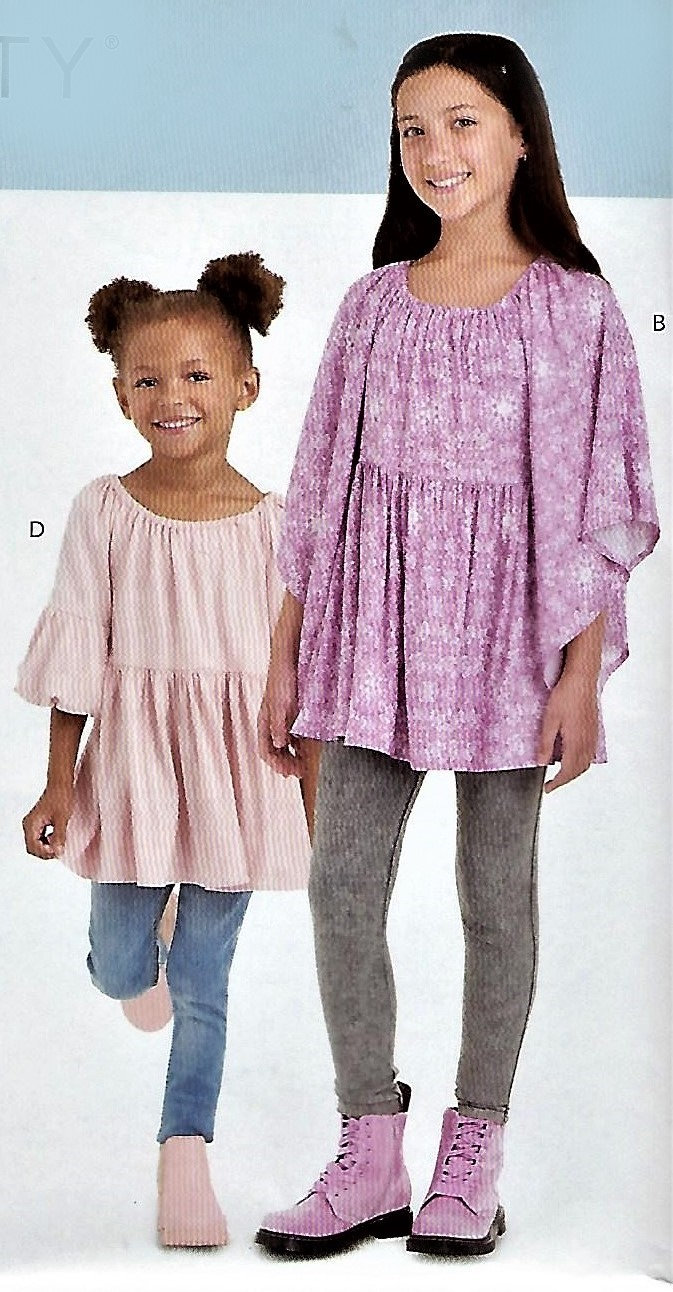 Simplicity Patterns Girls Tops