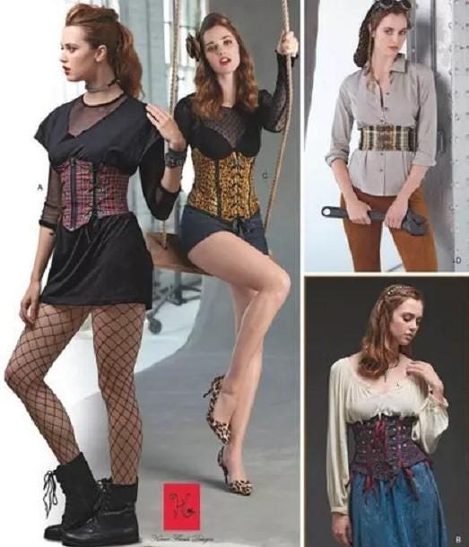 Corset Belt Waist Cincher Underbust Corset Dark Brown Waist