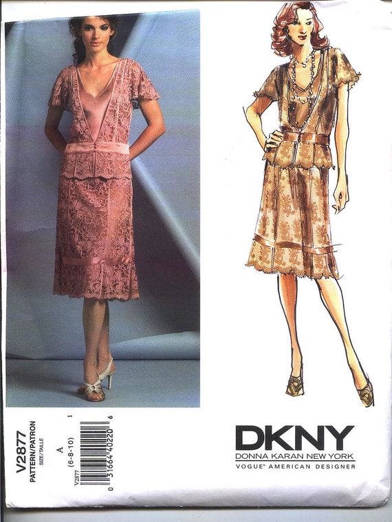 2005 DKNY DONNA KARAN New York Vogue American Designer Pattern