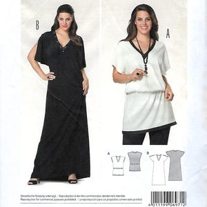 Burda Style Sewing Pattern 6971: Women&#39;s Drape Dress, Size 18-30 (Uncut)