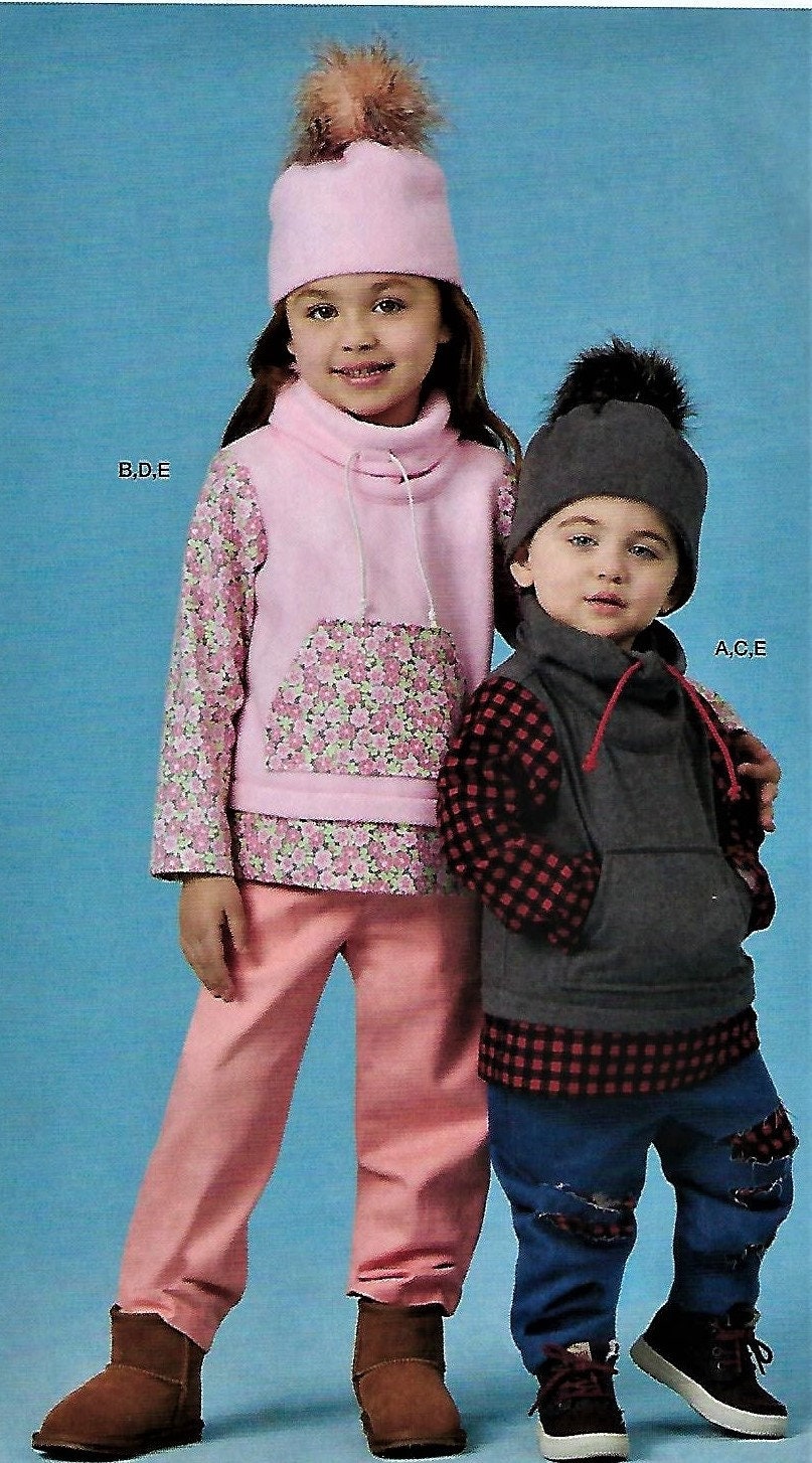 Fashion Kids❤️ Simplicity Pattern #8997~ Children's Pants, Knit Top and Hat