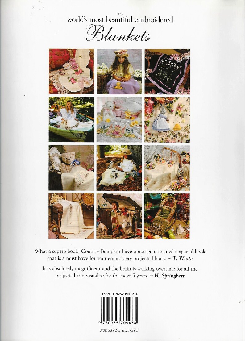 World's Most Beautiful Embroidered Blankets Paperback Etsy