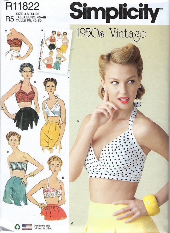 Brand New Simplicity Pattern 1426/R11822 Misses' Vintage 1950's