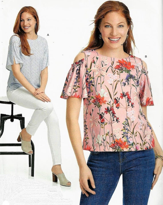 Simplicity Pattern #8602/D0875~ Misses' Tops in Two Lengths