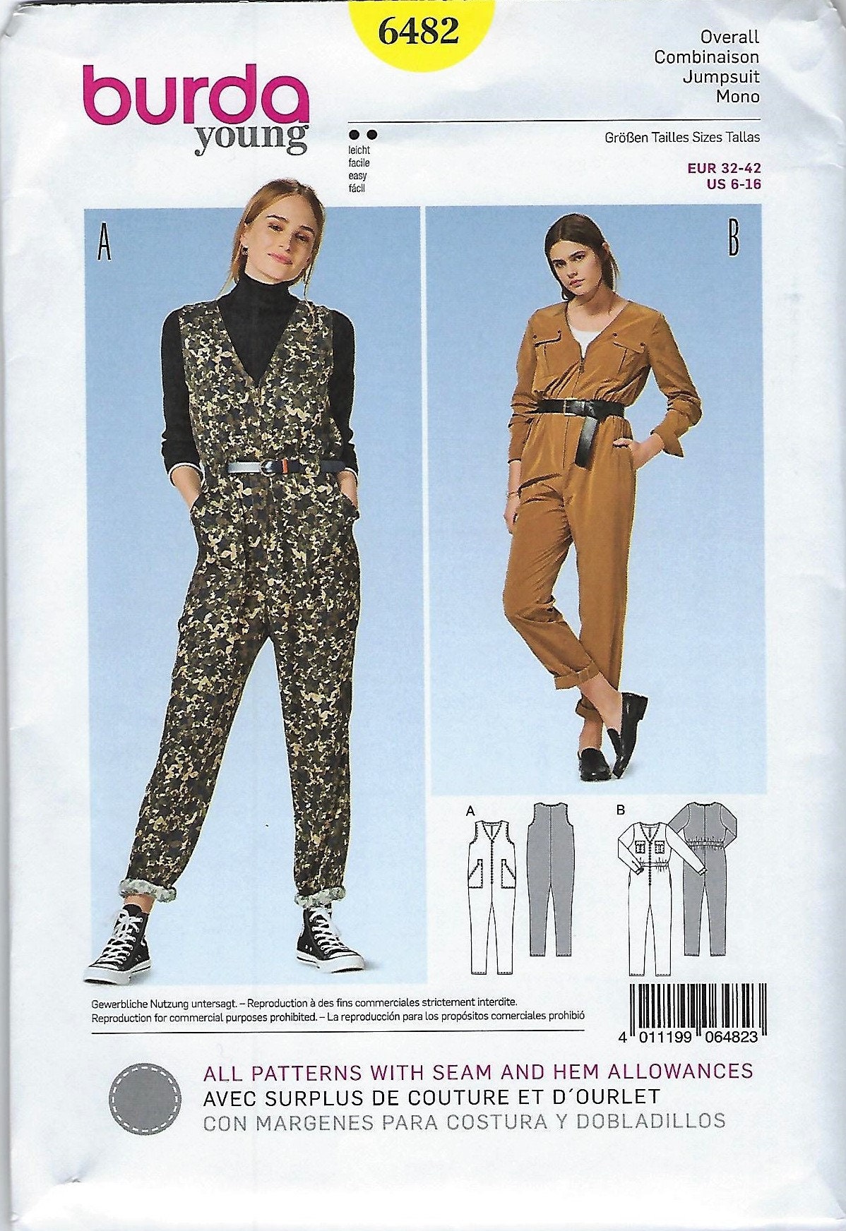New Look Sewing Pattern N6446 Misses' Jumpsuits and Dresses