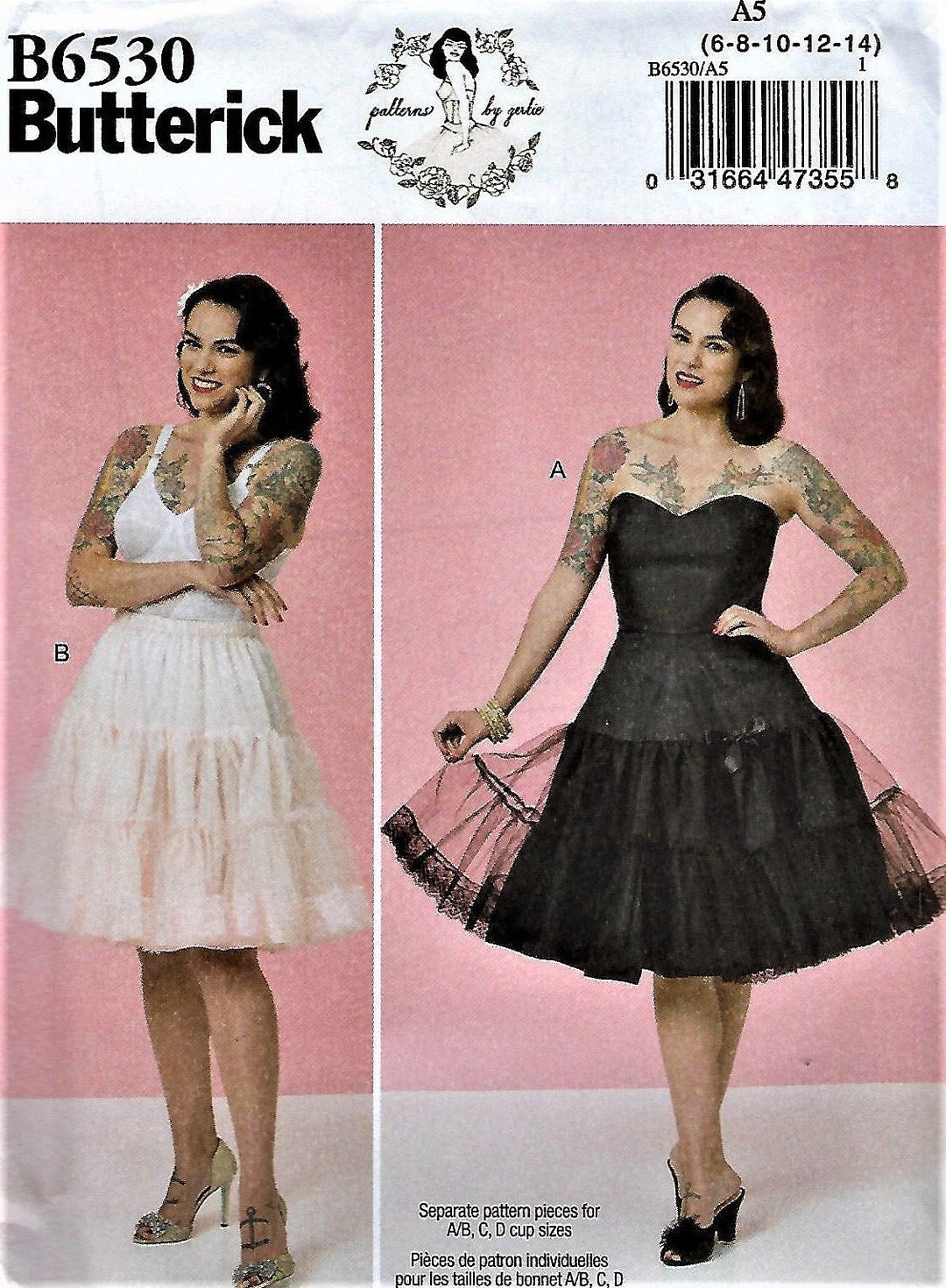 New Simplicity Pattern by Gertie #s9293~misses Lengerie- Full Slip and ...