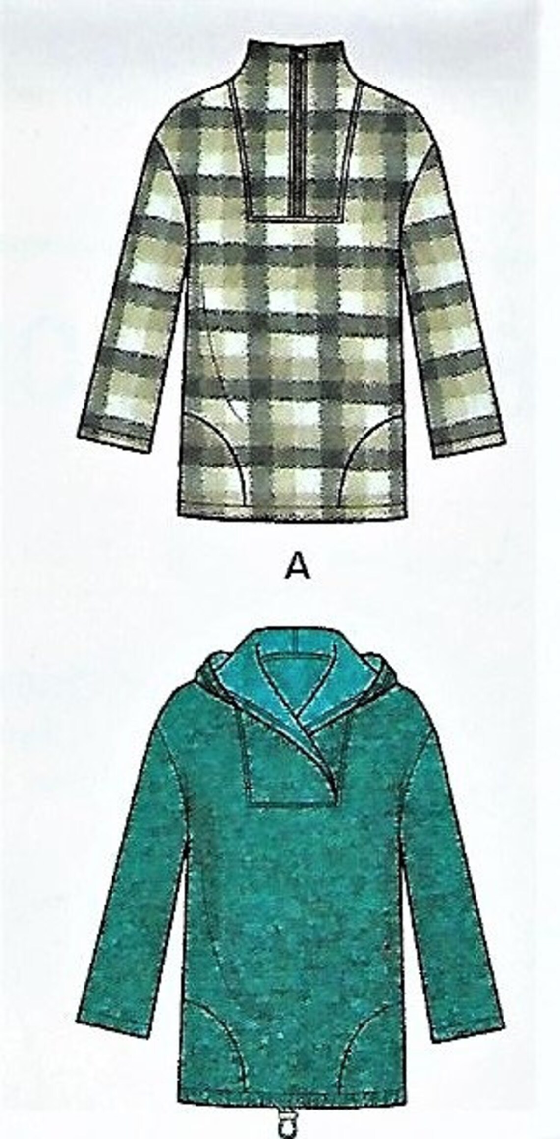 Simplicity New Look Pattern H0180/6588Unisex Hoodie/Sweater Etsy