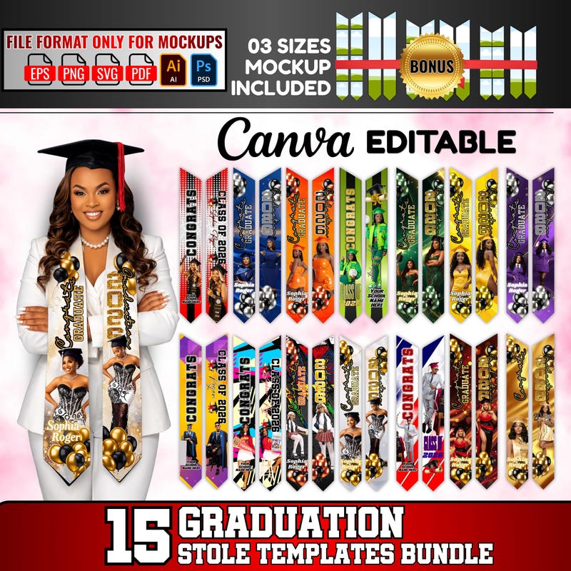 Graduation Psd Design - Etsy