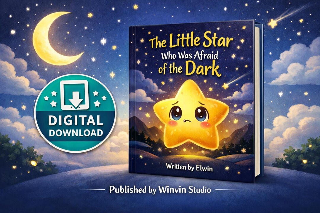 The Little Star Who Was Afraid of the Dark | Digital Kids Book - Etsy UK