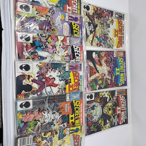 Vintage Marvel Secret Wars II Complete Set #1-9 1985 Comic Books Limited Series Full Run Newsstand Spider-Man Logo