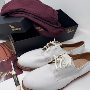 White Bucks Oxfords - Etsy