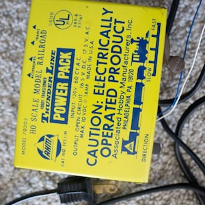 Vintage AHM Model Train Power Pack HO Scale Transformer Controller USA
