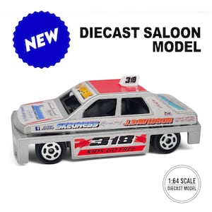 2L National Saloon Die cast Model Stock Car Vinyl Stickered - Rob Speak 318
