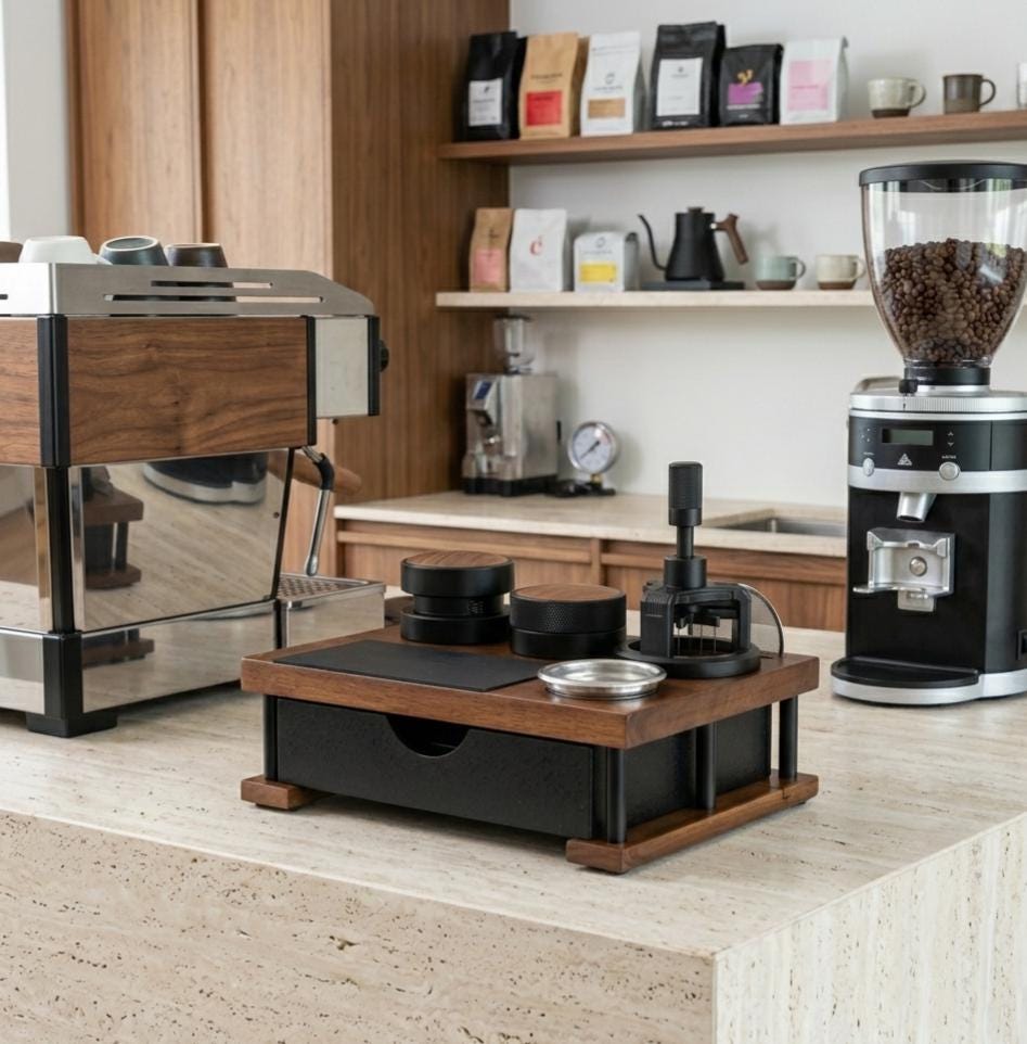 Pressa per caffè graduata da 51 mm/58 mm, in acciaio inox