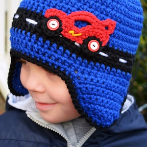 earflaps lightening racecar