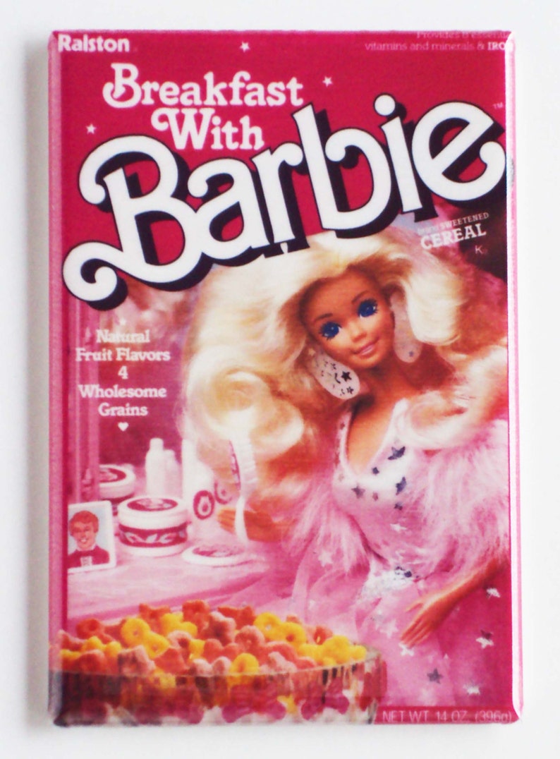 barbie cereal box