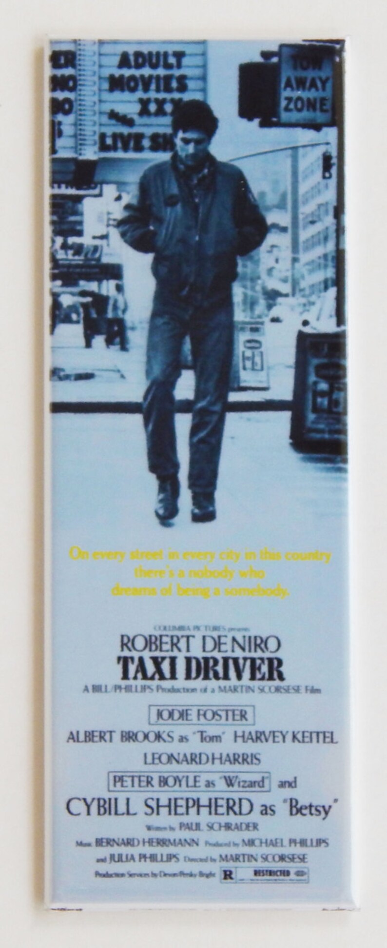Taxi Driver FRIDGE MAGNET "style A" movie poster Taxi Driver FRIDGE MAGNET "style A" movie poster